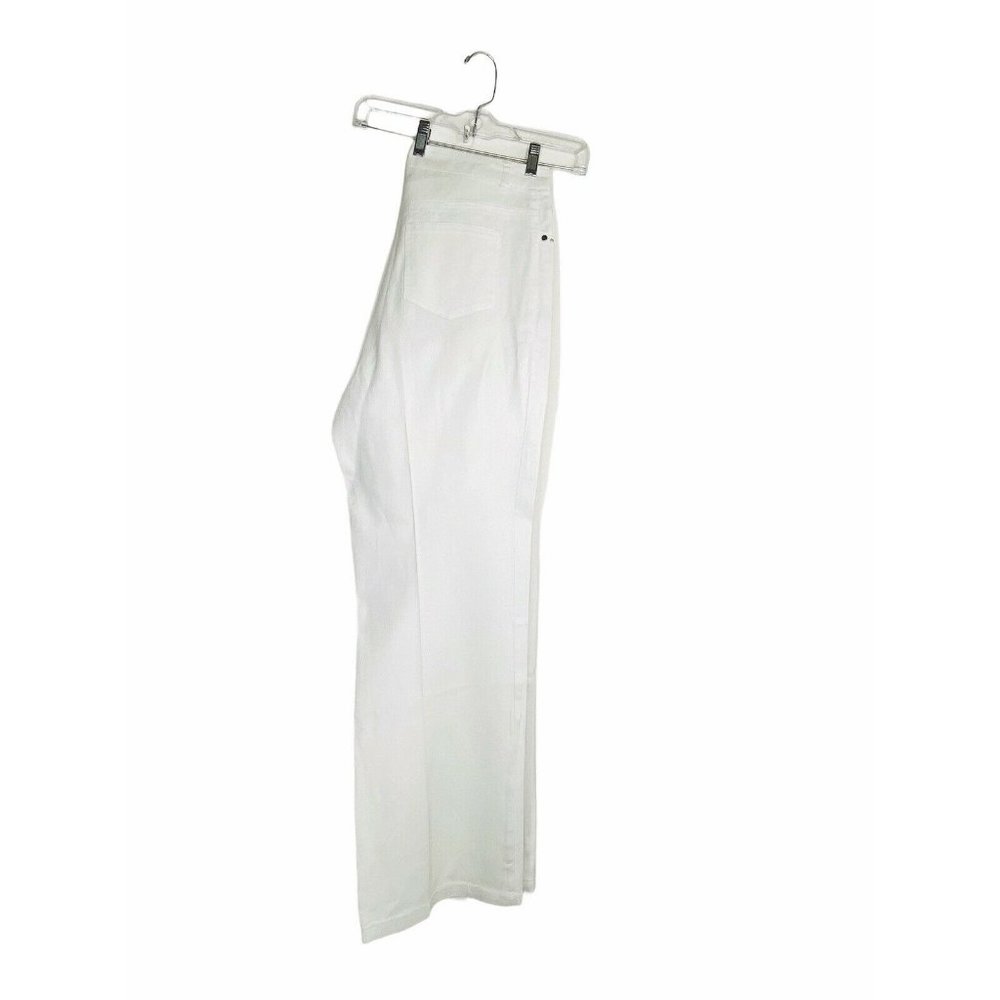 Ashro White Jeans w/ Silver Studs On Pockets Sz 14 - Picture 5 of 10
